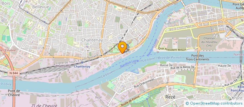 localisation de l'entreprise SCI ROSSELLI à NANTES