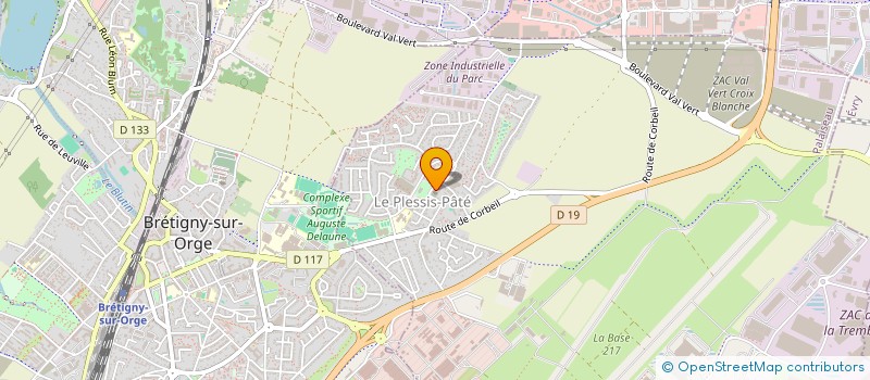 localisation de l'entreprise SCI ROSSET  LE PLESSIS-PATE