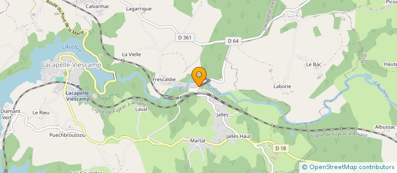 localisation de l'entreprise SCI ROSSET - FEYTIAT à LAVEISSIERE