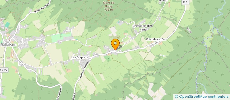 localisation de l'entreprise SCI ROSSET IMO  BALLAISON