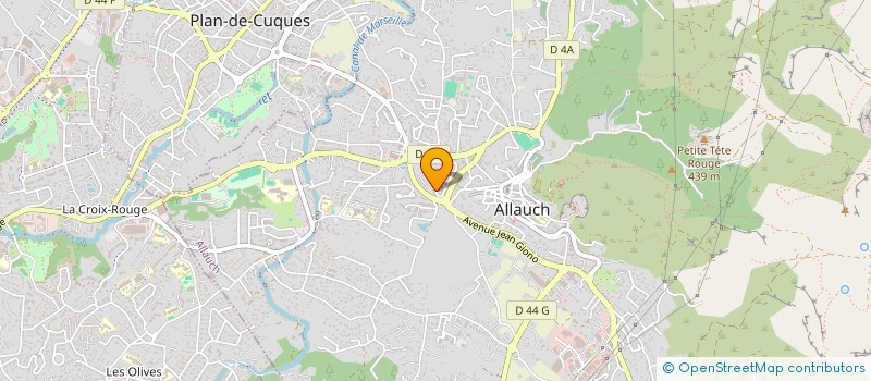 localisation de l'entreprise SCI ROSSI à ALLAUCH