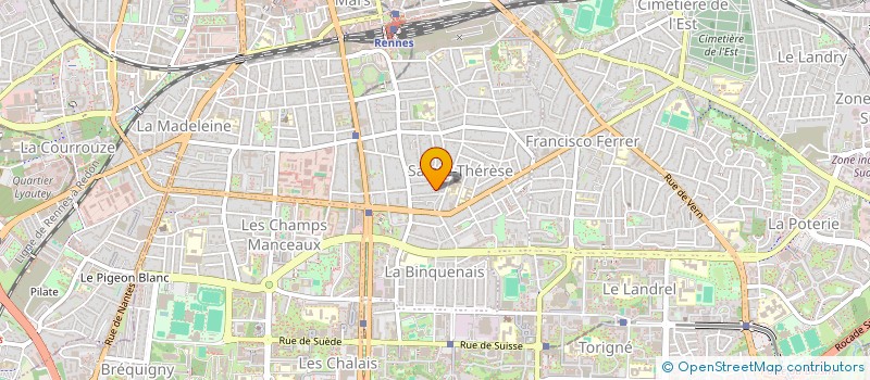 localisation de l'entreprise SCI ROSSI IMMOBILIER à RENNES