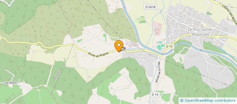 localisation de l'entreprise SCI ROSSI VIVES  LE PUY-SAINTE-REPARADE