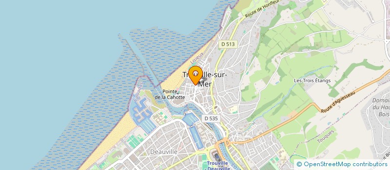 localisation de l'entreprise SCI ROSSIGNOL à TROUVILLE-SUR-MER