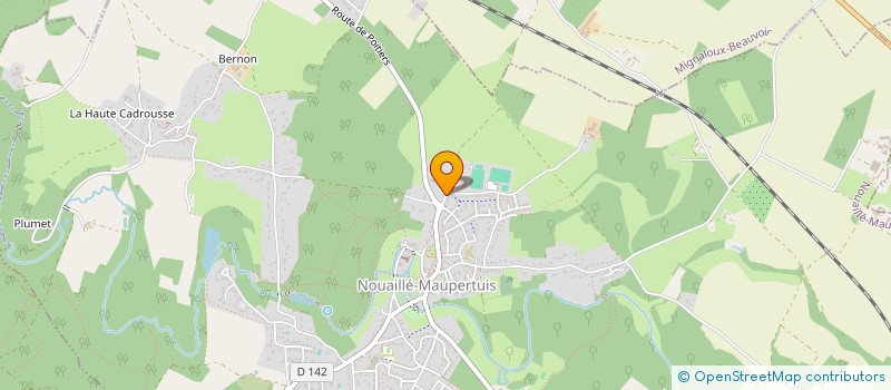 localisation de l'entreprise SCI ROSSIGNOL  NOUAILLE-MAUPERTUIS