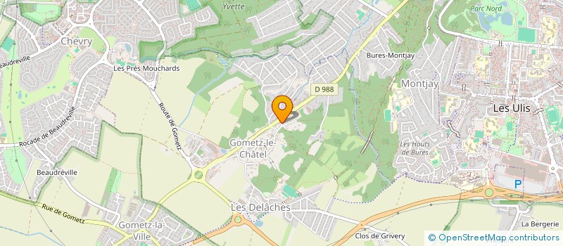 localisation de l'entreprise SCI ROSSIGNY LIMOURS à GOMETZ-LE-CHATEL