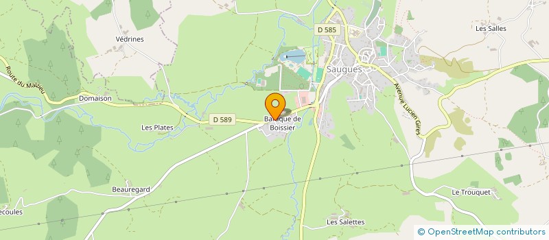 localisation de l'entreprise SCI ROSSIGUEZ  SAUGUES