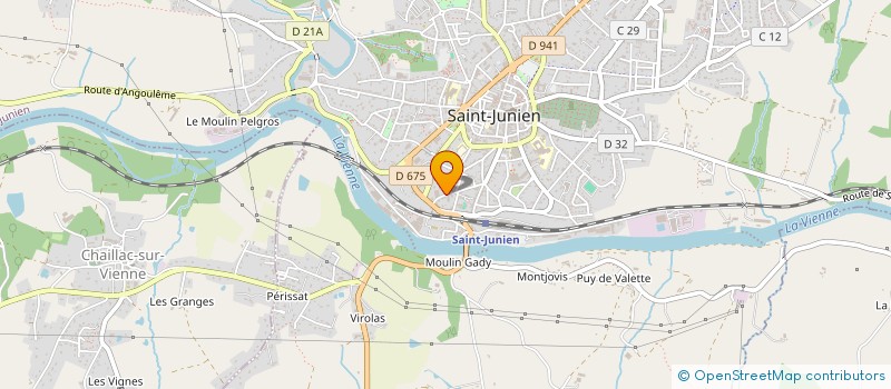 localisation de l'entreprise SCI ROSSINANTE LOWLOW à SAINT-JUNIEN
