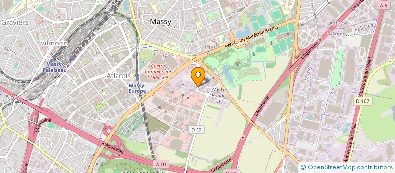 localisation de l'entreprise SCI ROSSO à MASSY