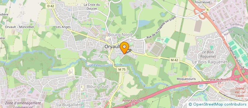 localisation de l'entreprise SCI ROSSO à ORVAULT