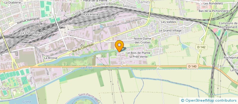 localisation de l'entreprise SCI ROSTAN  SAINT-PIERRE-DES-CORPS