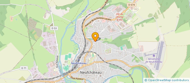 localisation de l'entreprise SCI ROSTAN à NEUFCHATEAU