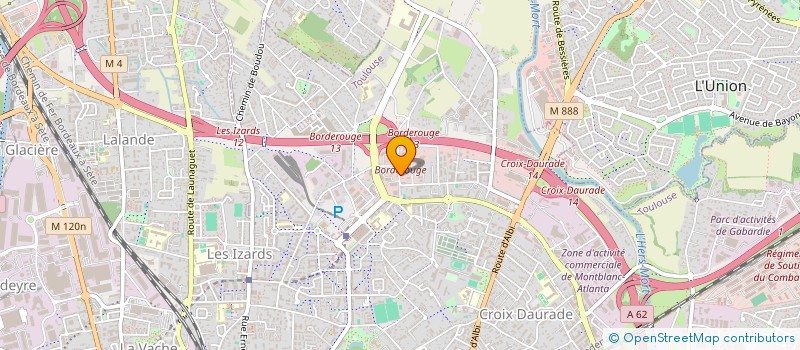 localisation de l'entreprise SCI ROSTAND 2 à TOULOUSE