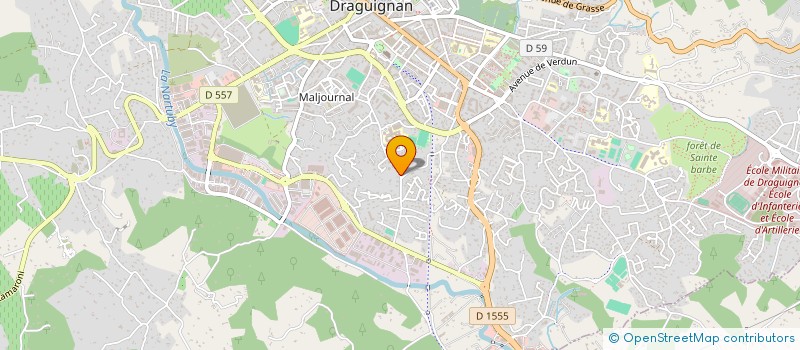 localisation de l'entreprise SCI ROSTAND 296  DRAGUIGNAN