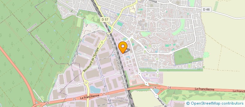 localisation de l'entreprise SCI ROSTAND  COMBS-LA-VILLE