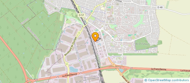 localisation de l'entreprise SCI ROSTAND 41  COMBS-LA-VILLE