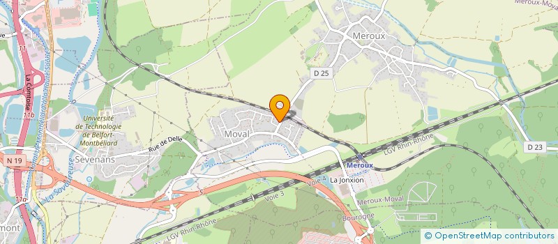 localisation de l'entreprise SCI ROSTAND à BERMONT