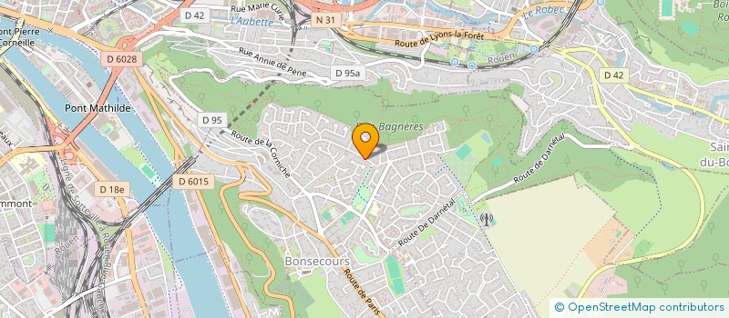 localisation de l'entreprise SCI ROSTAND GIRARDIN  BONSECOURS