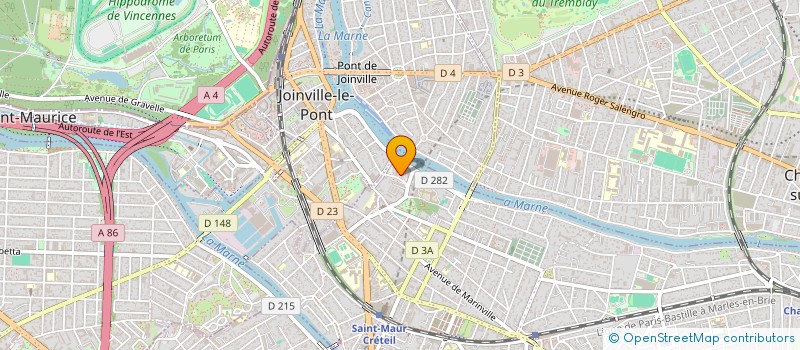 localisation de l'entreprise SCI ROSTDOM  SAINT-MAUR-DES-FOSSES