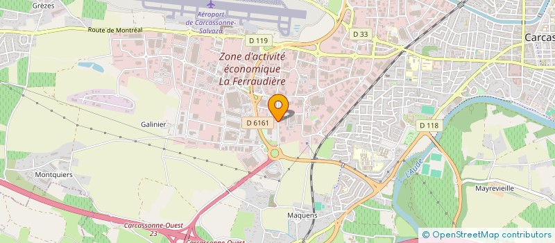 localisation de l'entreprise SCI ROSY à CARCASSONNE