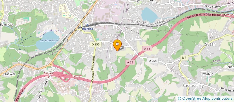 localisation de l'entreprise SCI ROSY  ARCANGUES