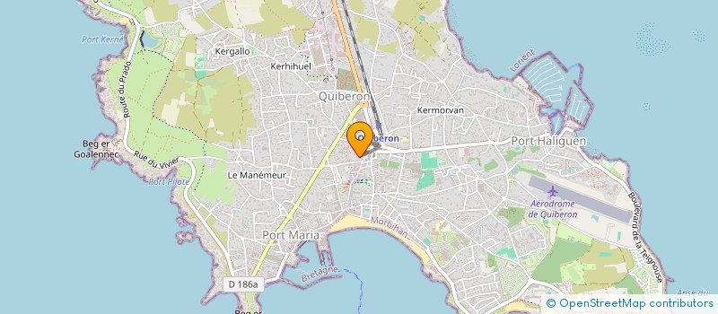 localisation de l'entreprise SCI ROSYVONNE  QUIBERON