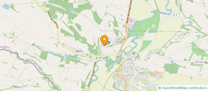 localisation de l'entreprise SCI ROTA  ASTAFFORT