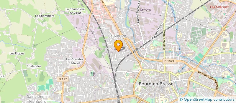 localisation de l'entreprise SCI ROTANLINE à BOURG-EN-BRESSE