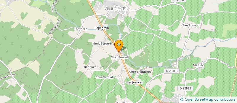 localisation de l'entreprise SCI ROTBOSS  VILLARS-LES-BOIS