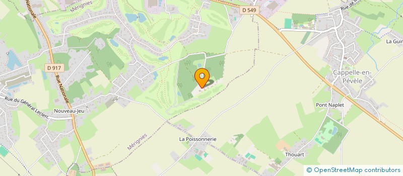 localisation de l'entreprise SCI ROTELLINI-THOUMIN à MERIGNIES