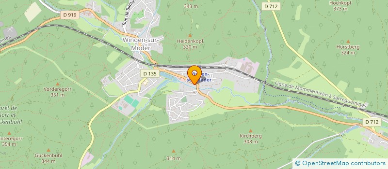 localisation de l'entreprise SCI ROTH  WINGEN-SUR-MODER