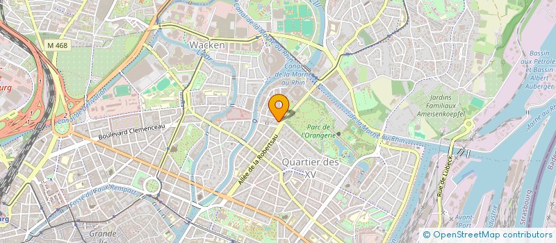 localisation de l'entreprise SCI ROTH ET BICARD  STRASBOURG