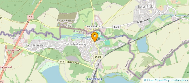 localisation de l'entreprise SCI ROTH LA CHAPELLE  LAUTERBOURG