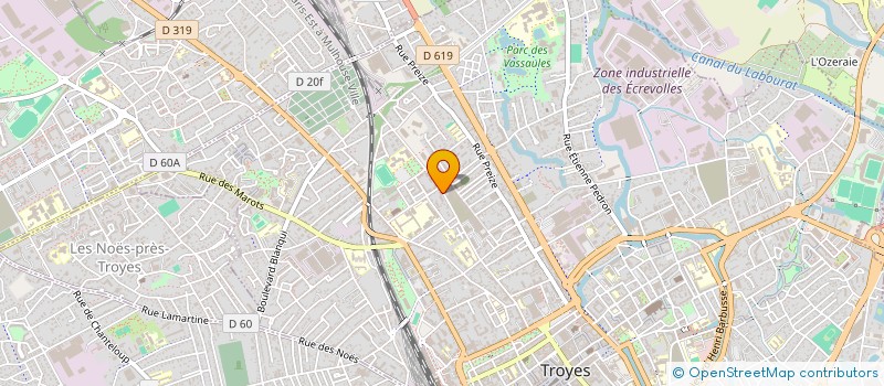 localisation de l'entreprise SCI ROTHIER-DETHON à TROYES
