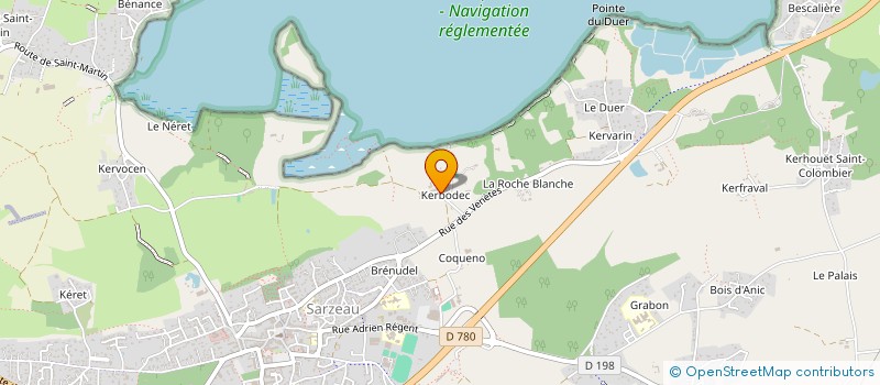 localisation de l'entreprise SCI ROTHOTHO  SARZEAU