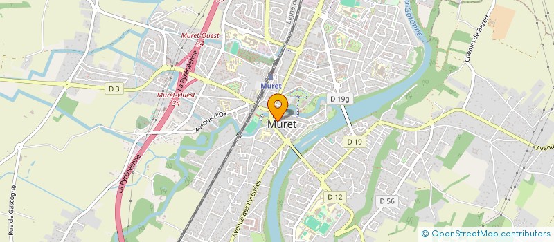 localisation de l'entreprise SCI ROTONDE  MURET