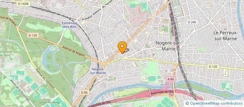 localisation de l'entreprise SCI ROTONDE VAUGIRARD RASPAIL  NOGENT-SUR-MARNE
