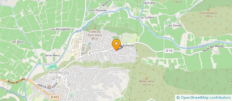 localisation de l'entreprise SCI ROTONDO  PIERREFEU-DU-VAR