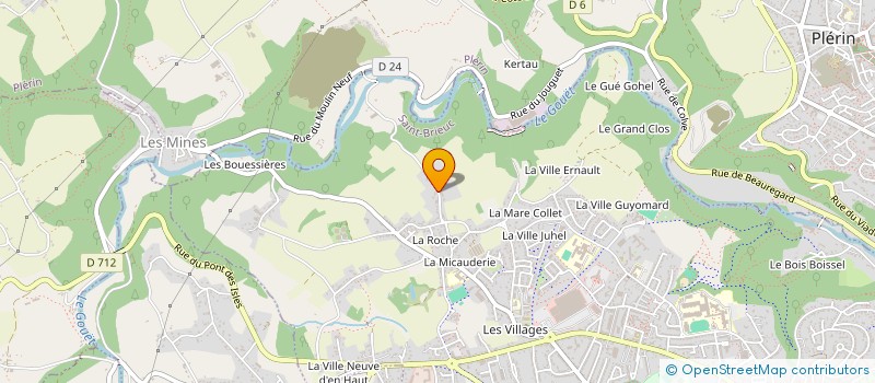 localisation de l'entreprise SCI ROTRIS à SAINT-BRIEUC