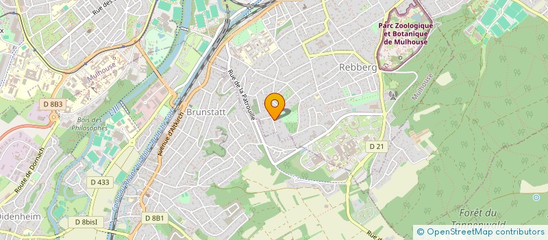 localisation de l'entreprise SCI ROTTNER FILS  MULHOUSE