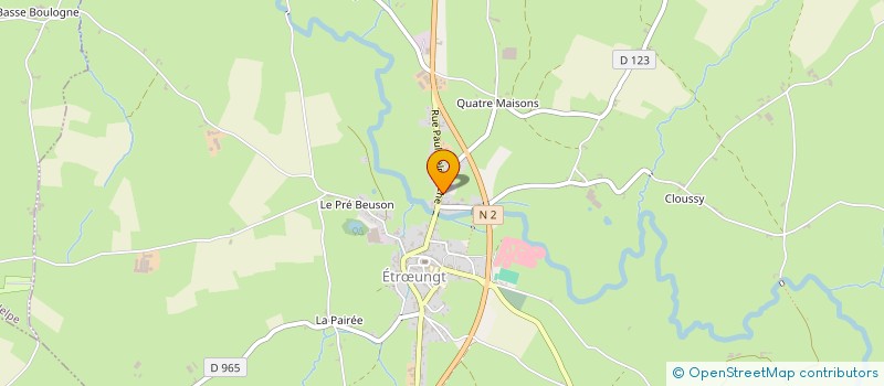 localisation de l'entreprise SCI ROUABAH LEFEVRE  ETRUNGT