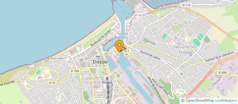 localisation de l'entreprise SCI ROUAN  DIEPPE