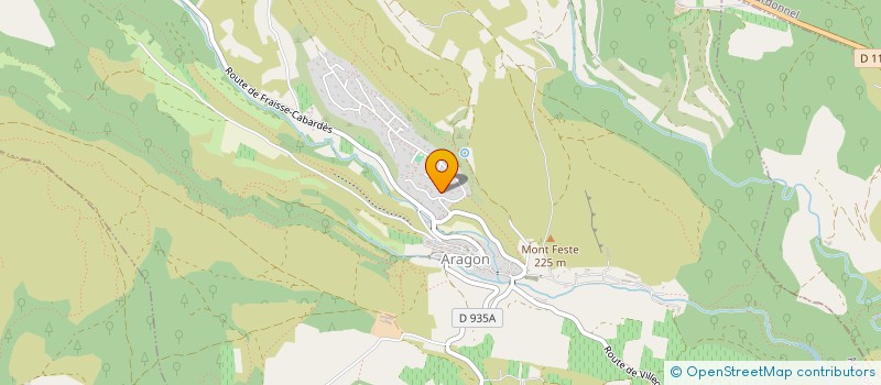 localisation de l'entreprise SCI ROUANET-CAPITELLES  ARAGON