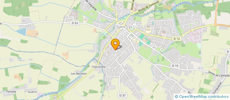 localisation de l'entreprise SCI ROUANET & FILS  SAINT-LYS