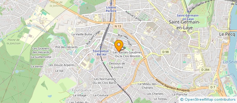 localisation de l'entreprise SCI ROUAT- BARON  SAINT-GERMAIN-EN-LAYE