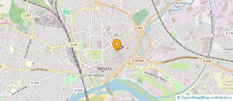localisation de l'entreprise SCI ROUAULT & COLINO à NEVERS