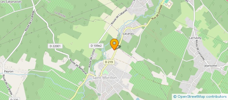 localisation de l'entreprise SCI ROUAUX  SAINT-MORILLON