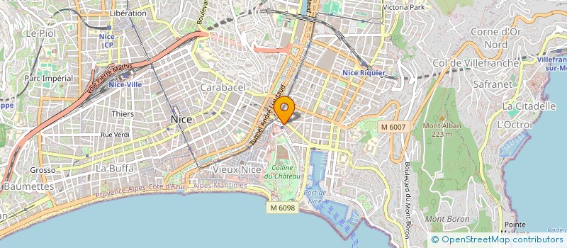 localisation de l'entreprise SCI ROUBAUD-MANAVIT  NICE