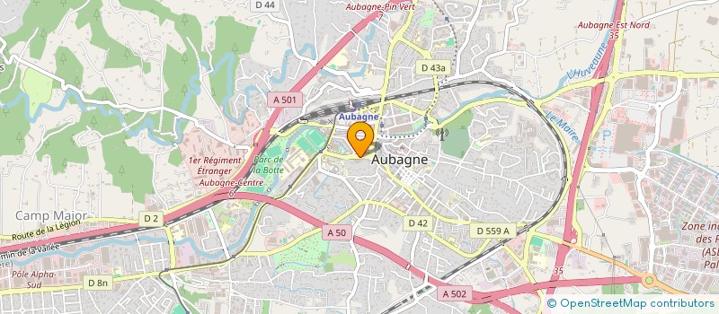 localisation de l'entreprise SCI ROUBAUD TELLINI à AUBAGNE