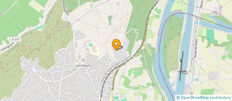 localisation de l'entreprise SCI ROUBERTIE  VILLENEUVE-LES-AVIGNON